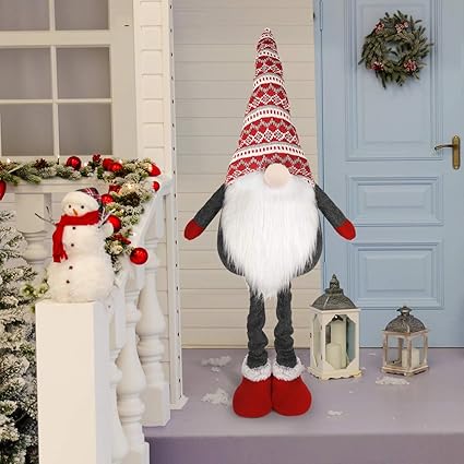 Large Standing Christmas Gnome – 101 cm