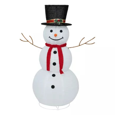 Light-up snowman with 100 LEDs (H120 cm) Stan Cool White