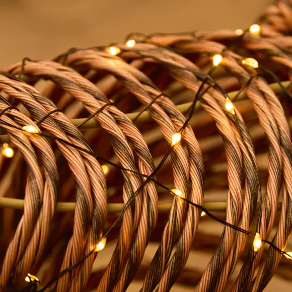 Light-up Reindeer 1320 Micro LEDs (H180cm) In Woven Resin Brown Warm White